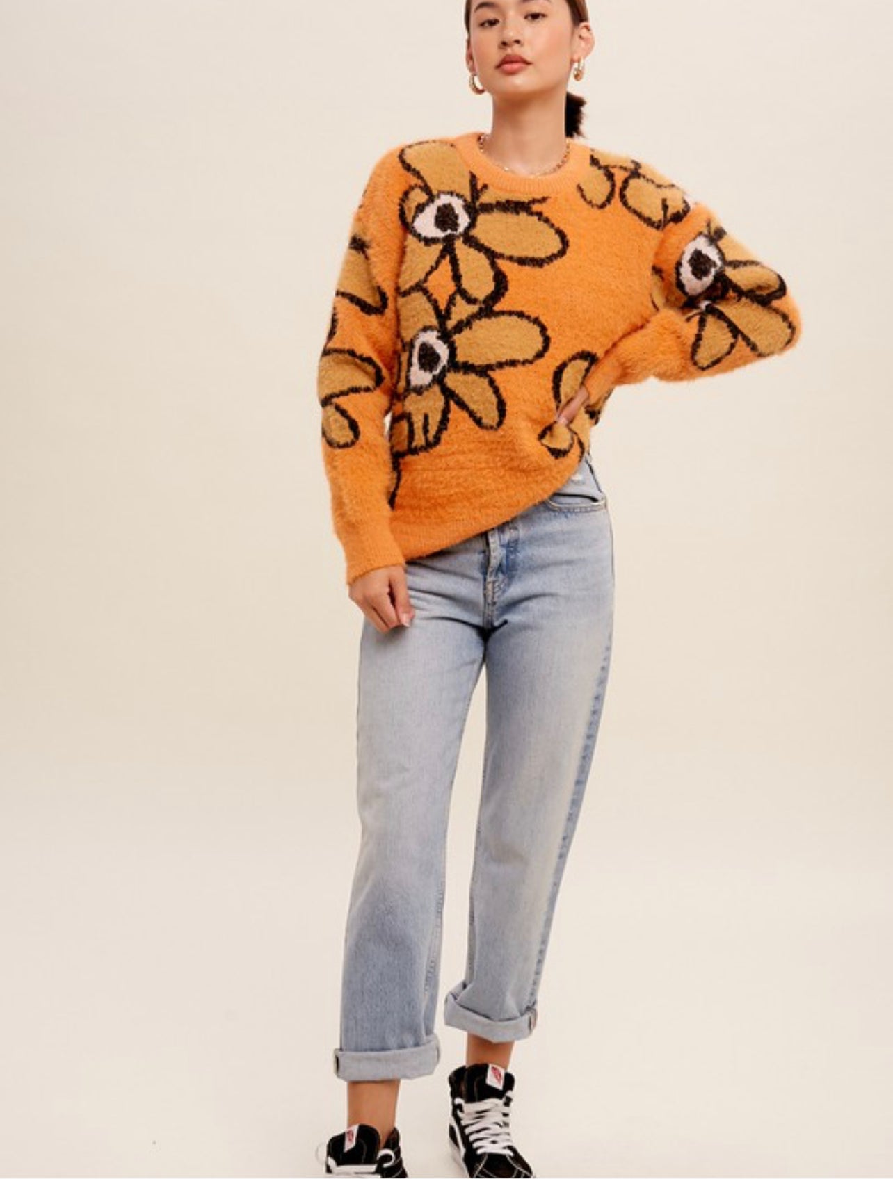 Flower push Sweater